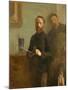 Self-Portrait with Waroquy, 1889-Edouard Vuillard-Mounted Giclee Print