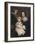 Self Portrait with Wife Catherine De Hemerlaer and Son Jan Erasmus Quellinus, 1635-36-Erasmus Quellinus-Framed Giclee Print