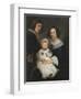 Self Portrait with Wife Catherine De Hemerlaer and Son Jan Erasmus Quellinus, 1635-36-Erasmus Quellinus-Framed Giclee Print