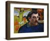 Self-Portrait with Yellow Christ, 1890-1891-Paul Gauguin-Framed Giclee Print