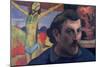 Self Portrait with Yellow Christ-Paul Gauguin-Mounted Art Print