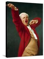 Self-Portrait, Yawning-Joseph Ducreux-Stretched Canvas