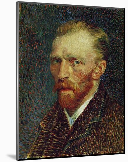 Self-Portrait-Vincent van Gogh-Mounted Art Print