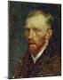 Self-Portrait-Vincent van Gogh-Mounted Art Print