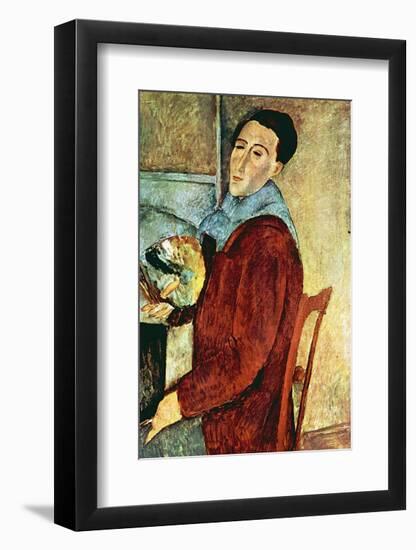 Self Portrait-Amedeo Modigliani-Framed Art Print