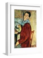 Self Portrait-Amedeo Modigliani-Framed Art Print