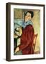 Self Portrait-Amedeo Modigliani-Framed Art Print