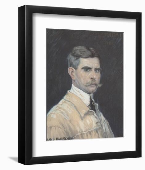 Self Portrait-Hans Baluschek-Framed Premium Giclee Print