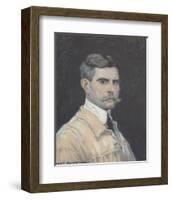 Self Portrait-Hans Baluschek-Framed Premium Giclee Print