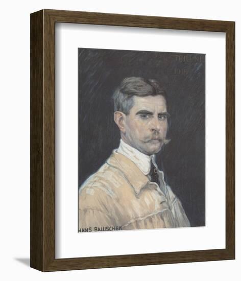 Self Portrait-Hans Baluschek-Framed Premium Giclee Print