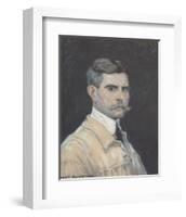 Self Portrait-Hans Baluschek-Framed Premium Giclee Print