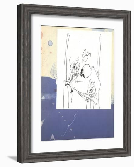 Self Portrait-Paul Rebeyrolle-Framed Premium Edition