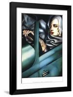 Self Portrait-Tamara de Lempicka-Framed Art Print