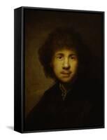 Self-Portrait-Rembrandt van Rijn-Framed Stretched Canvas