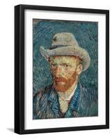 Self Portrait-Vincent van Gogh-Framed Giclee Print