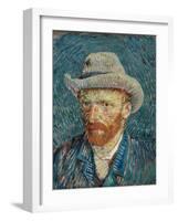 Self Portrait-Vincent van Gogh-Framed Giclee Print