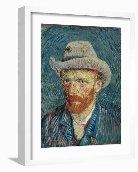 Self Portrait-Vincent van Gogh-Framed Giclee Print