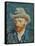 Self Portrait-Vincent van Gogh-Framed Stretched Canvas