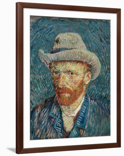 Self Portrait-Vincent van Gogh-Framed Giclee Print