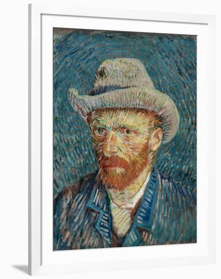 Self Portrait-Vincent van Gogh-Framed Giclee Print