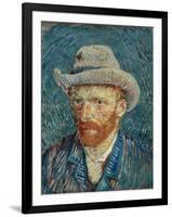 Self Portrait-Vincent van Gogh-Framed Giclee Print