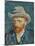 Self Portrait-Vincent van Gogh-Mounted Giclee Print