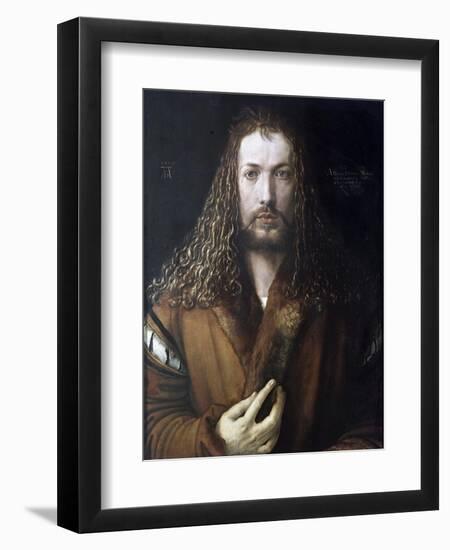 Self Portrait-Albrecht Dürer-Framed Premium Giclee Print