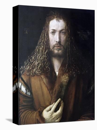 Self Portrait-Albrecht Dürer-Stretched Canvas