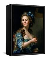 Self-Portrait-Marie-Gabrielle Capet-Framed Stretched Canvas