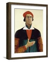 Self Portrait-Kasimir Malevich-Framed Giclee Print