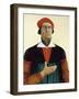 Self Portrait-Kasimir Malevich-Framed Giclee Print