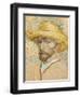 Self Portrait-Vincent van Gogh-Framed Giclee Print