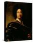 Self Portrait-Hyacinthe Rigaud-Stretched Canvas