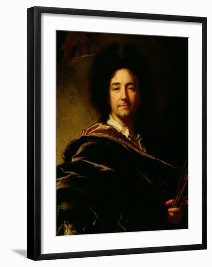 Self Portrait-Hyacinthe Rigaud-Framed Giclee Print