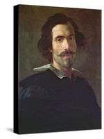 Self Portrait-Giovanni Lorenzo Bernini-Stretched Canvas