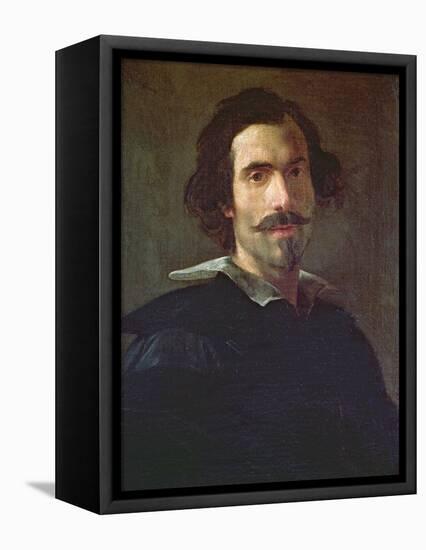 Self Portrait-Giovanni Lorenzo Bernini-Framed Stretched Canvas