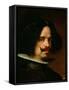 Self Portrait-Diego Velazquez-Framed Stretched Canvas