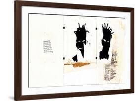 Self-portrait-Jean-Michel Basquiat-Framed Giclee Print