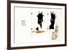 Self-portrait-Jean-Michel Basquiat-Framed Premium Giclee Print