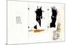 Self-portrait-Jean-Michel Basquiat-Mounted Premium Giclee Print