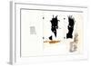 Self-portrait-Jean-Michel Basquiat-Framed Giclee Print