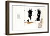 Self-portrait-Jean-Michel Basquiat-Framed Premium Giclee Print