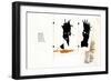 Self-portrait-Jean-Michel Basquiat-Framed Premium Giclee Print