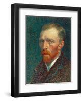 Self-Portrait-Vincent van Gogh-Framed Art Print