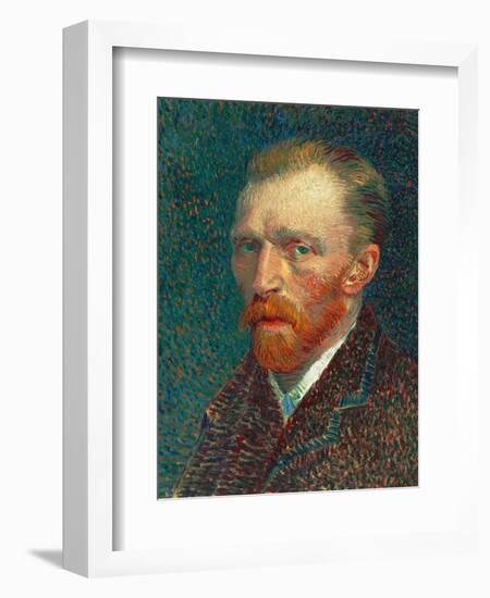 Self-Portrait-Vincent van Gogh-Framed Art Print