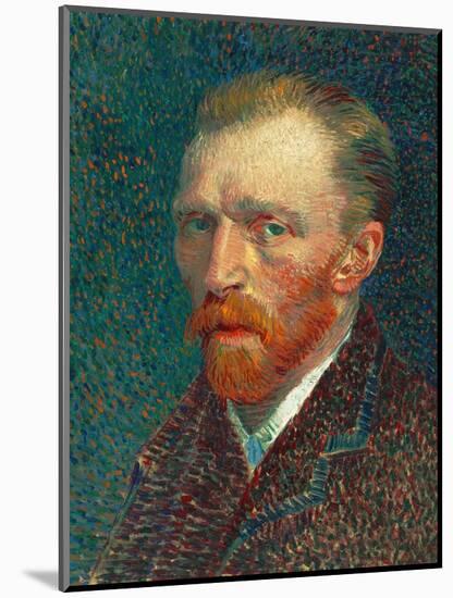 Self-Portrait-Vincent van Gogh-Mounted Art Print