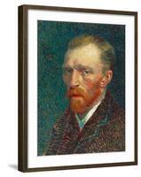 Self-Portrait-Vincent van Gogh-Framed Art Print