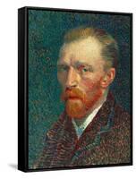 Self-Portrait-Vincent van Gogh-Framed Stretched Canvas