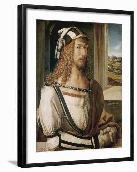 Self-Portrait-Albrecht Dürer-Framed Art Print