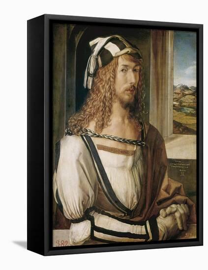 Self-Portrait-Albrecht Dürer-Framed Stretched Canvas